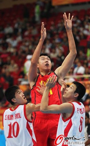 2008中国男篮vs朝鲜